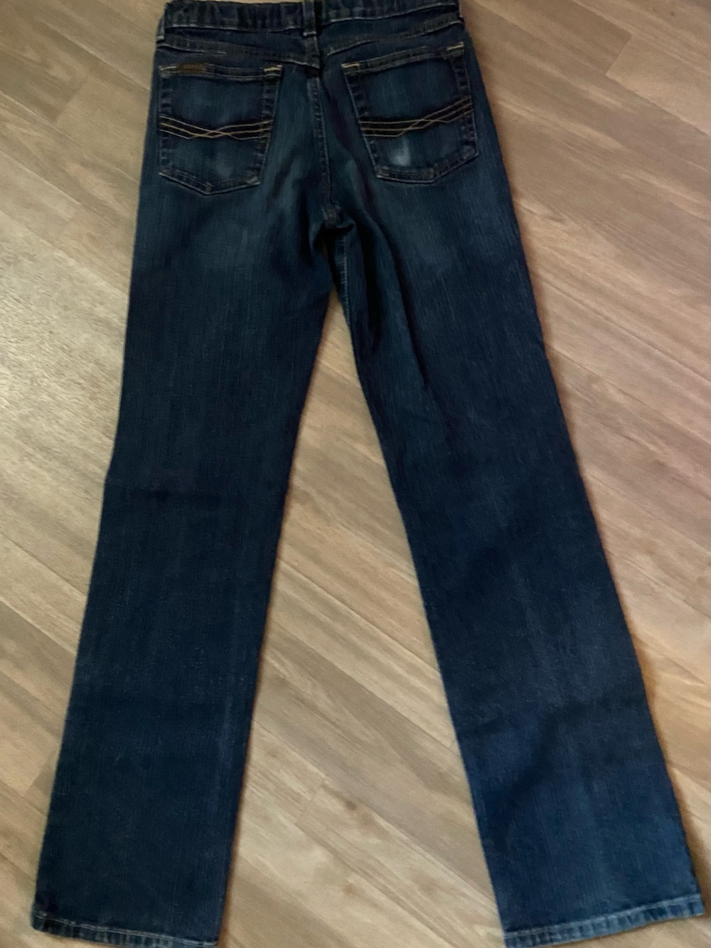 Ariat Denim B5* Slim Boys Blue Jeans Medium Wash Western Denim Pants Size 16